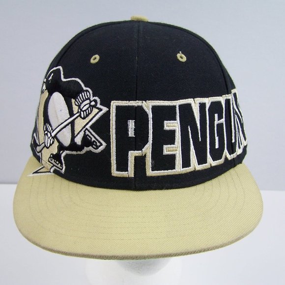 Pittsburgh Penguins Snap-Back Baseball Cap Hat - Picture 1 of 7